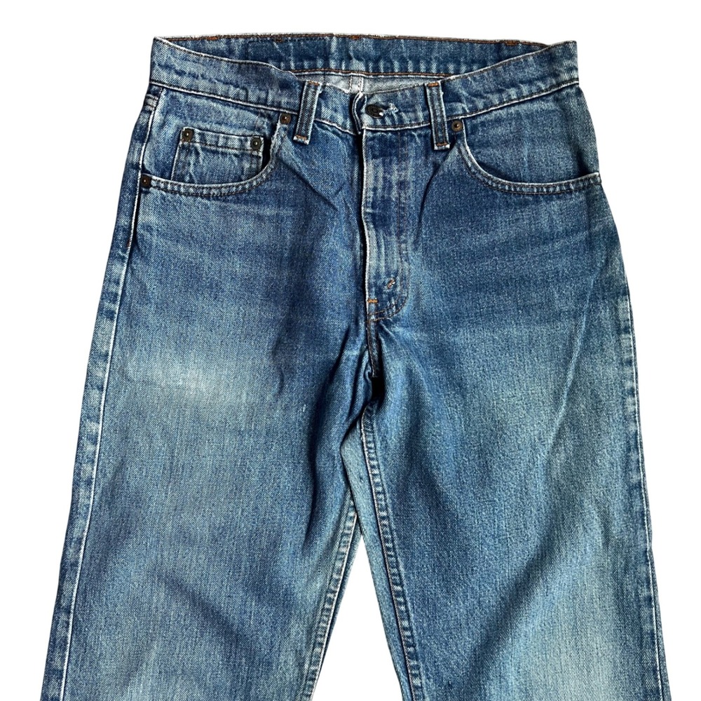 Levis 505 Jeans Mens 31x34 Blue Straight Regular Fit Denim Made in Canada 898